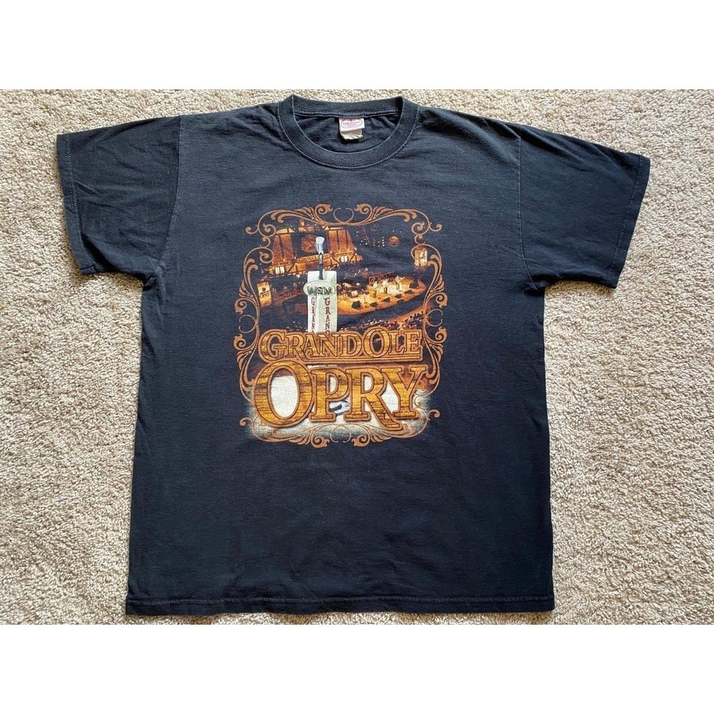 Grand Ole Opry T Shirt Large Unisex Nashville Armpits 22" Length 28" sku6